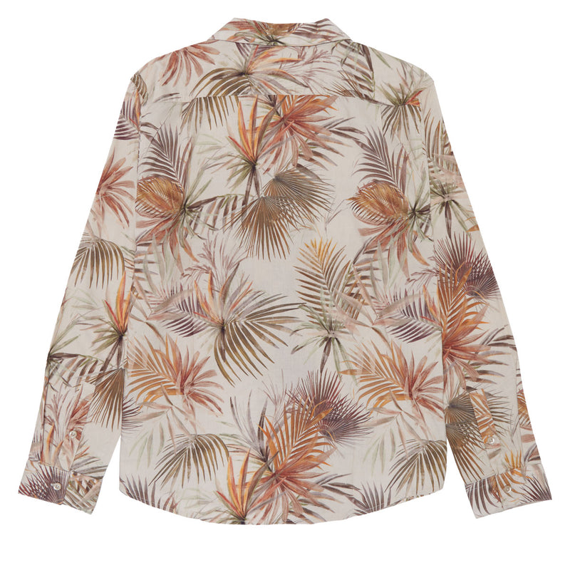 RVCA Mel G Palm Long Sleeve Shirt - Khaki