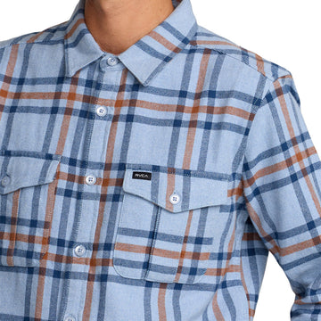 RVCA Hughes Flannel Shirt - Chambray