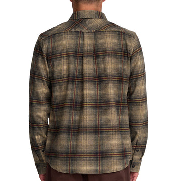 RVCA Hughes Flannel Shirt - Pirate Black