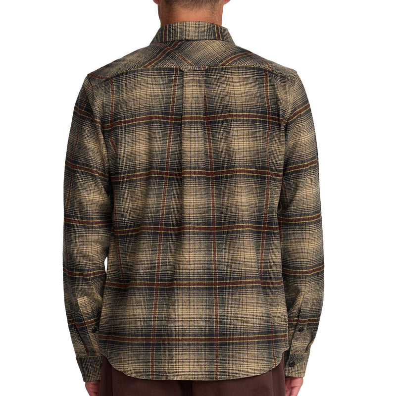 RVCA Hughes Flannel Shirt - Pirate Black
