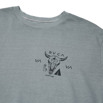 RVCA Matus Bison T-Shirt - Monument