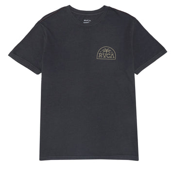 RVCA Palm Serif T-Shirt - Pirate Black
