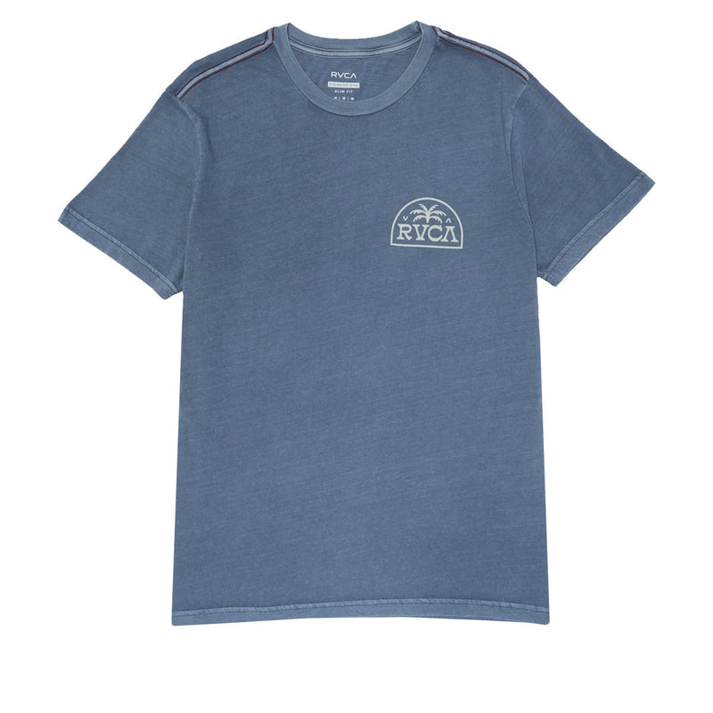 RVCA Palm Serif T-Shirt - Vintage Navy