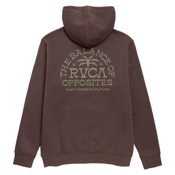 RVCA Palm Serif Hoodie - Mocha