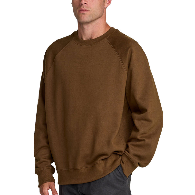 RVCA Dayshift Crew 2 Sweatshirt - Bombay Brown