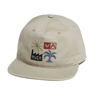 RVCA Mirage Snapback Hat - Slate Blue