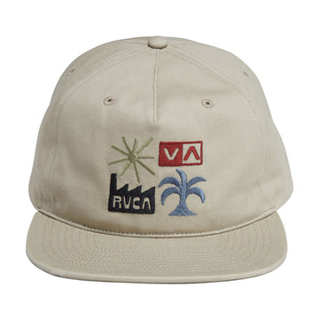 RVCA Mirage Snapback Hat - Slate Blue