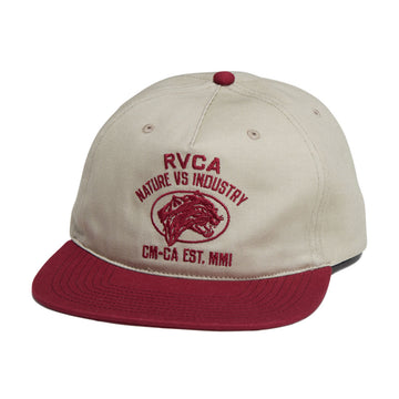 RVCA Sky Cat Snapback Hat - Slate Blue