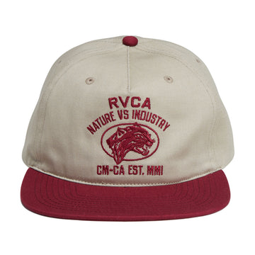 RVCA Sky Cat Snapback Hat - Slate Blue
