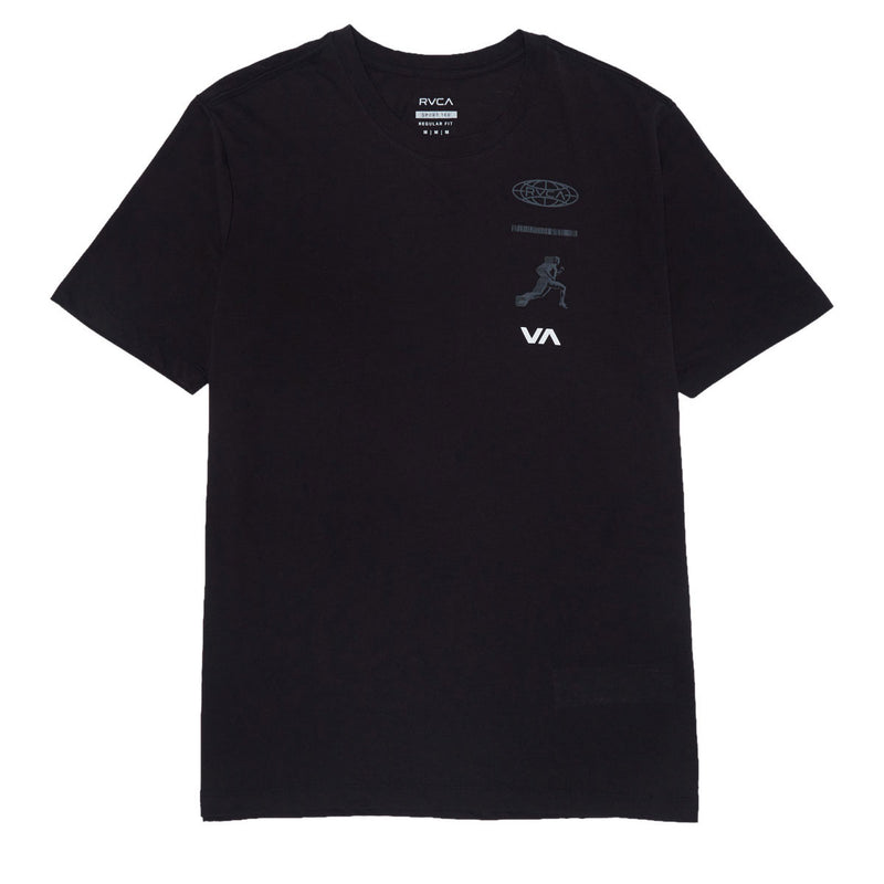 RVCA Va Wide Range T-Shirt - Black