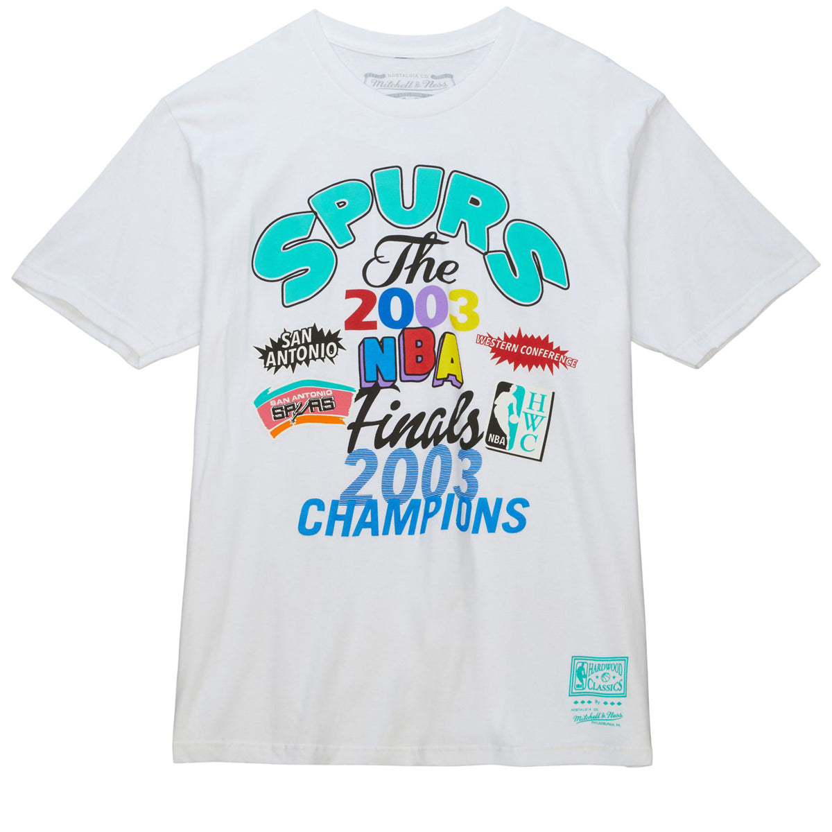 Mitchell & Ness x NBA Champs Fest Spurs T-Shirt - White image 1