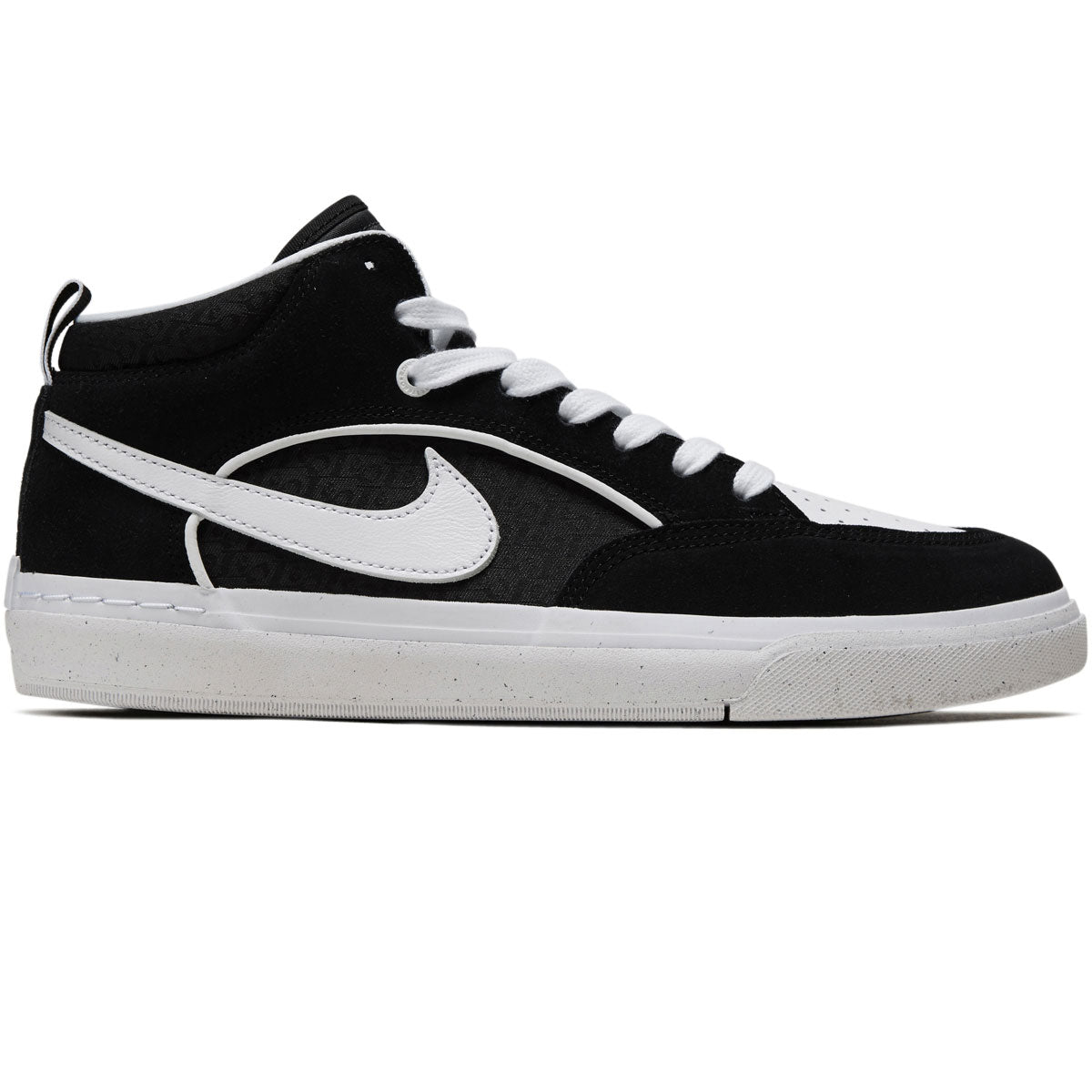 Nike SB React Leo Shoes - Black/White/Black/Gum Light Brown image 1