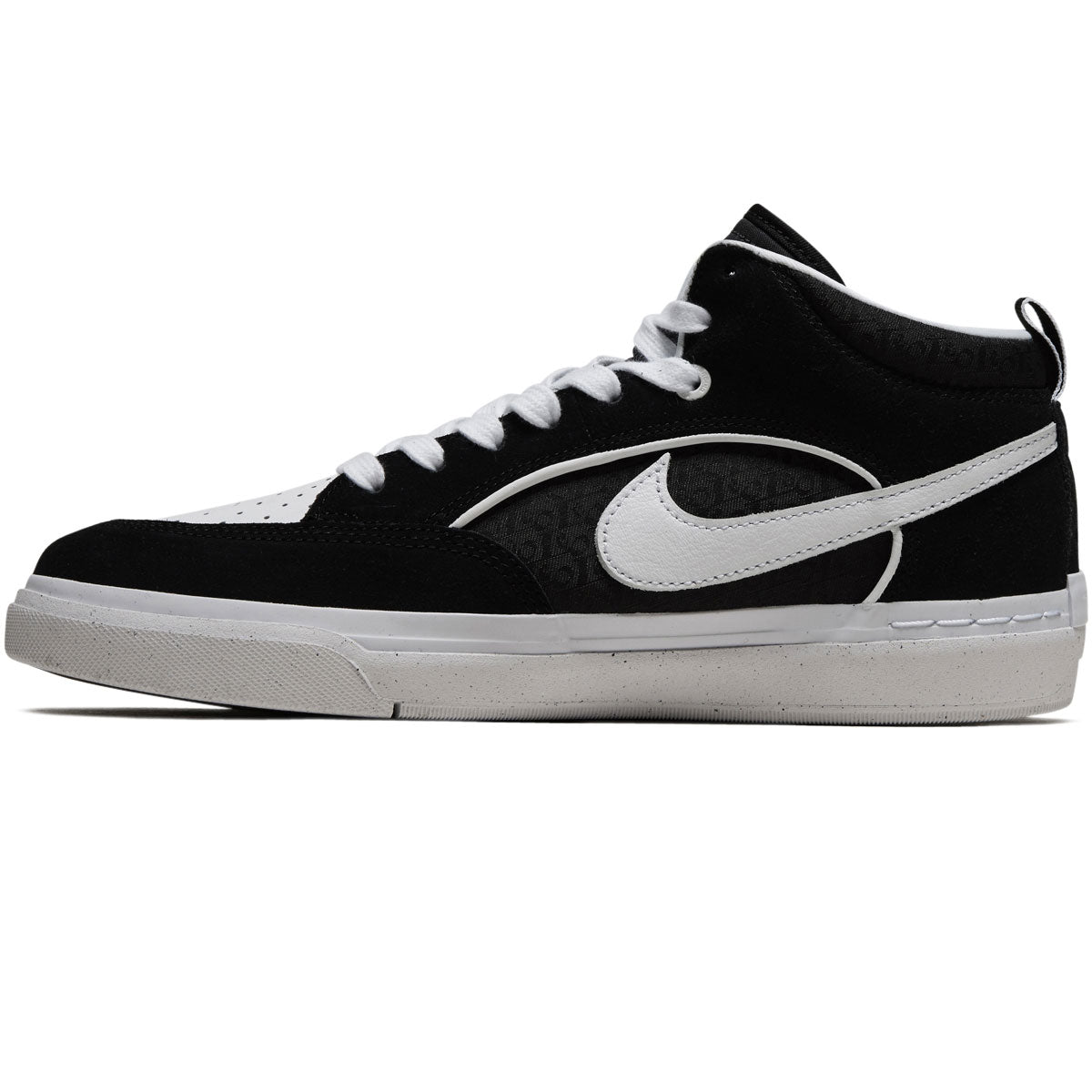 Nike SB React Leo Shoes - Black/White/Black/Gum Light Brown image 2