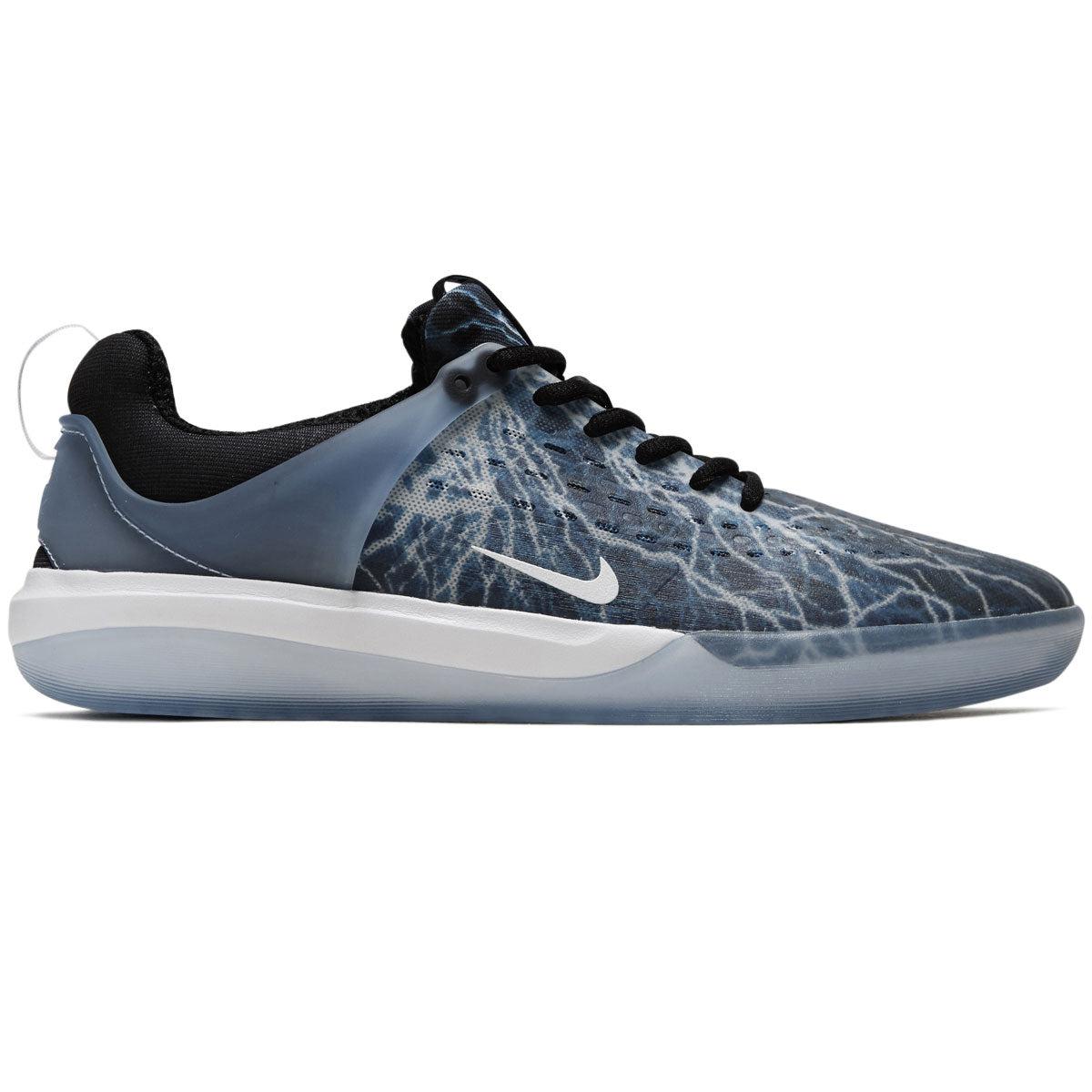Nike SB Nyjah 3 Premium Shoes - Black/White/Deep Royal/White image 1