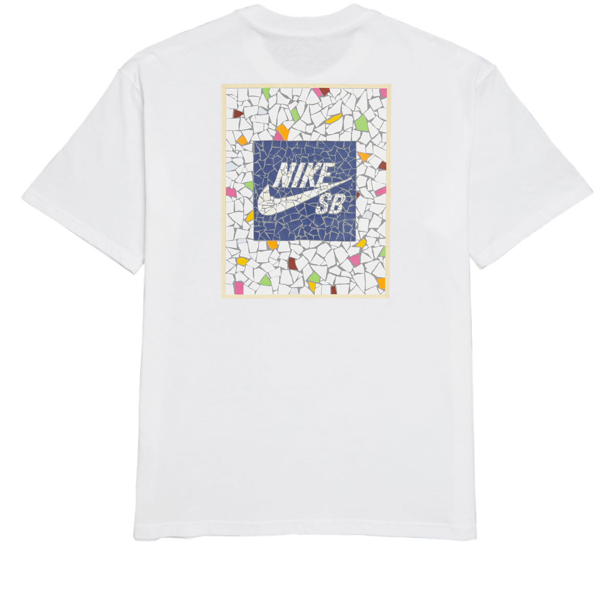 Nike SB Mosaic T-Shirt - White image 1