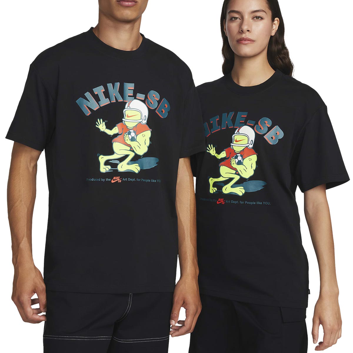 Nike SB Sports Guy T-Shirt - Black image 2