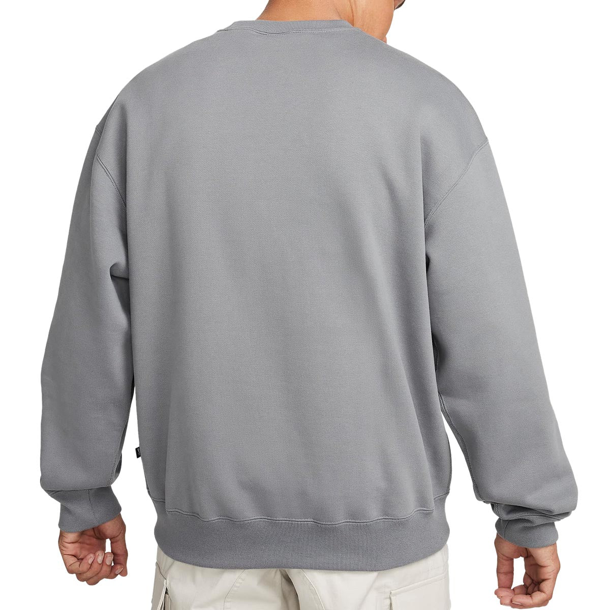 Nike SB Fleece Skate Crew Sweatshirt - Smoke Grey image 2