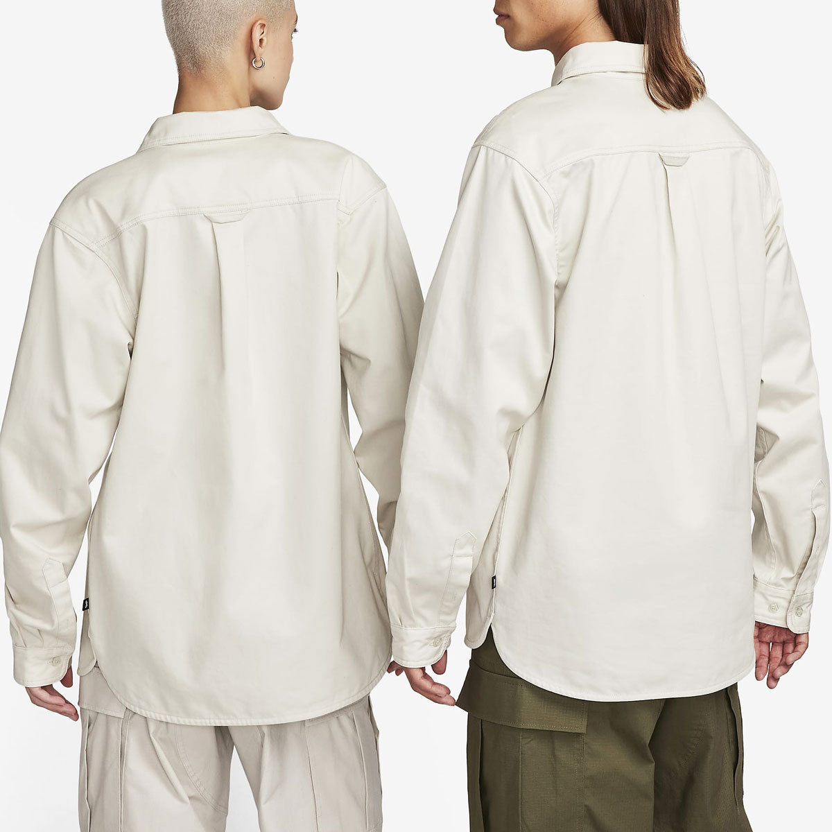 Nike SB Tanglin Long Sleeve Shirt - Light Bone image 3
