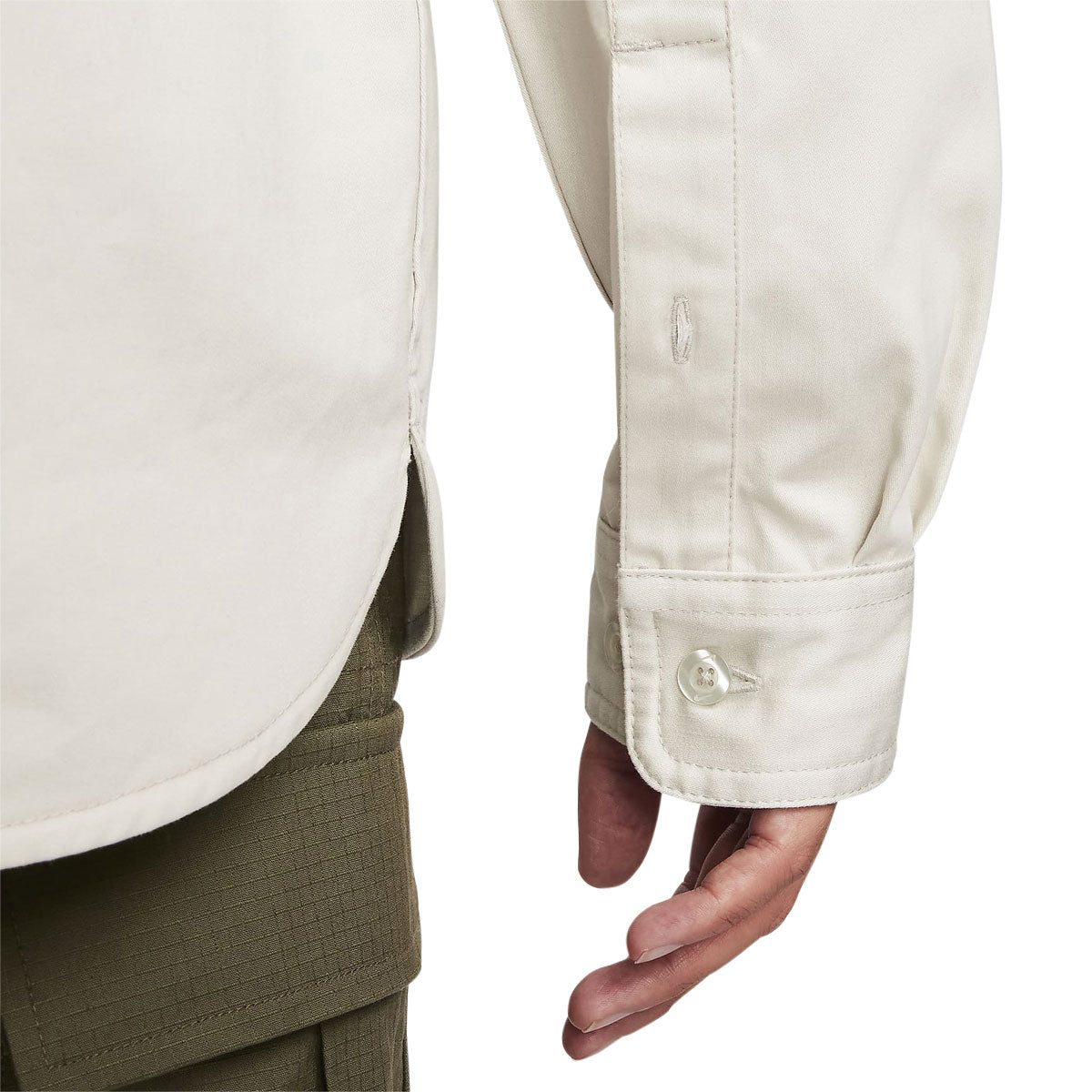Nike SB Tanglin Long Sleeve Shirt - Light Bone image 4
