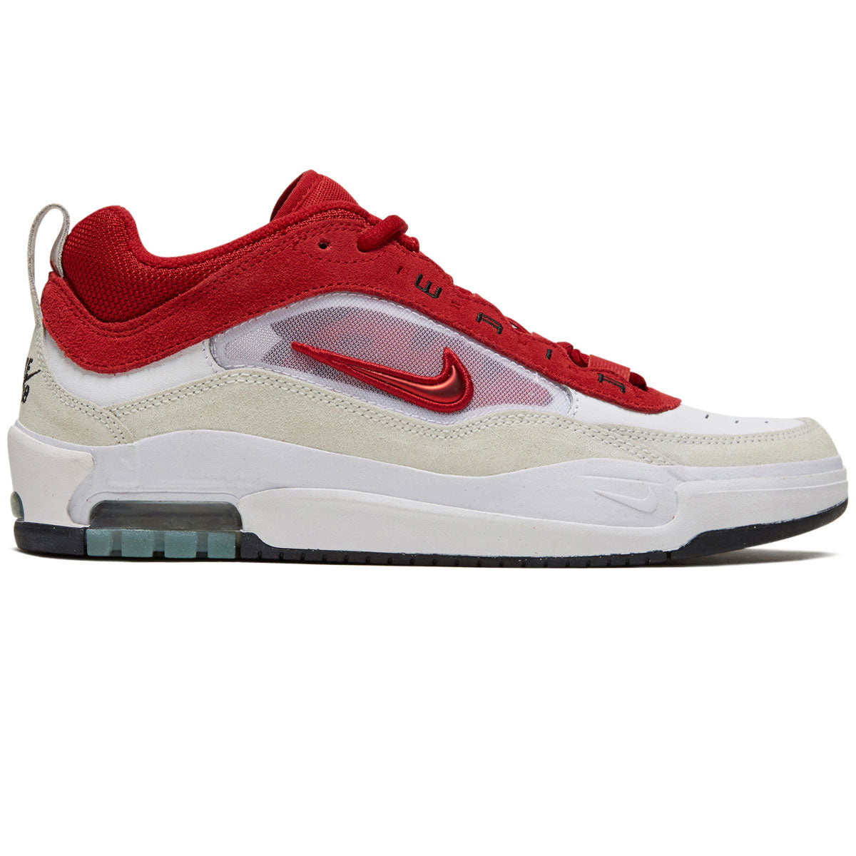 Nike SB Air Max Ishod Shoes - White/Varsity Red/Summit White image 1