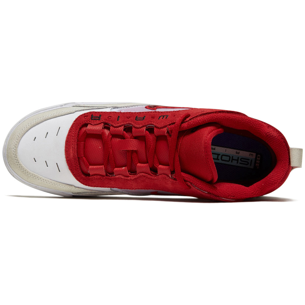Nike SB Air Max Ishod Shoes - White/Varsity Red/Summit White image 3