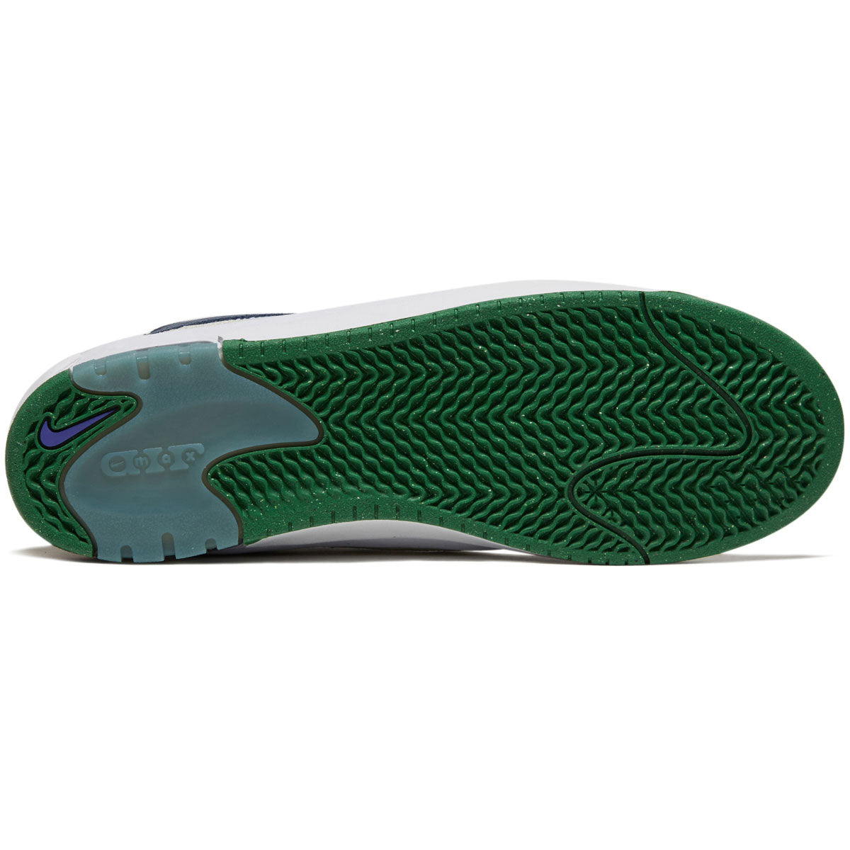 Nike SB Air Max Ishod Shoes - White/Persian Violet/Obsidian/Pine Green image 4