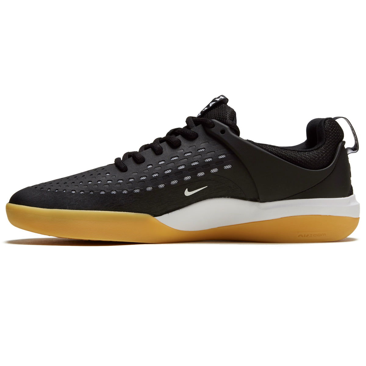 Nike SB Zoom Nyjah 3 Shoes - Black/White/Black/White image 2