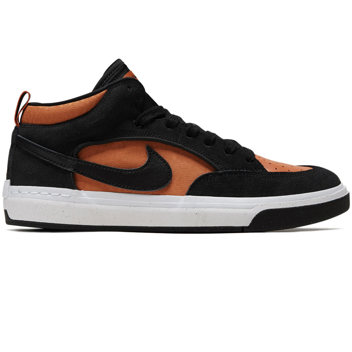 Nike SB React Leo Shoes - Black/Black/Orange/Electro Orange image 1