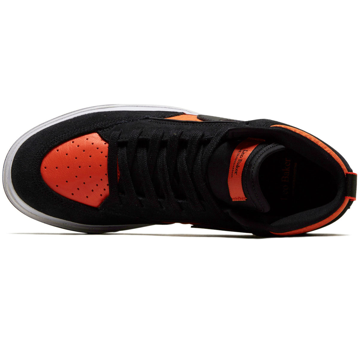 Nike SB React Leo Shoes - Black/Black/Orange/Electro Orange image 3