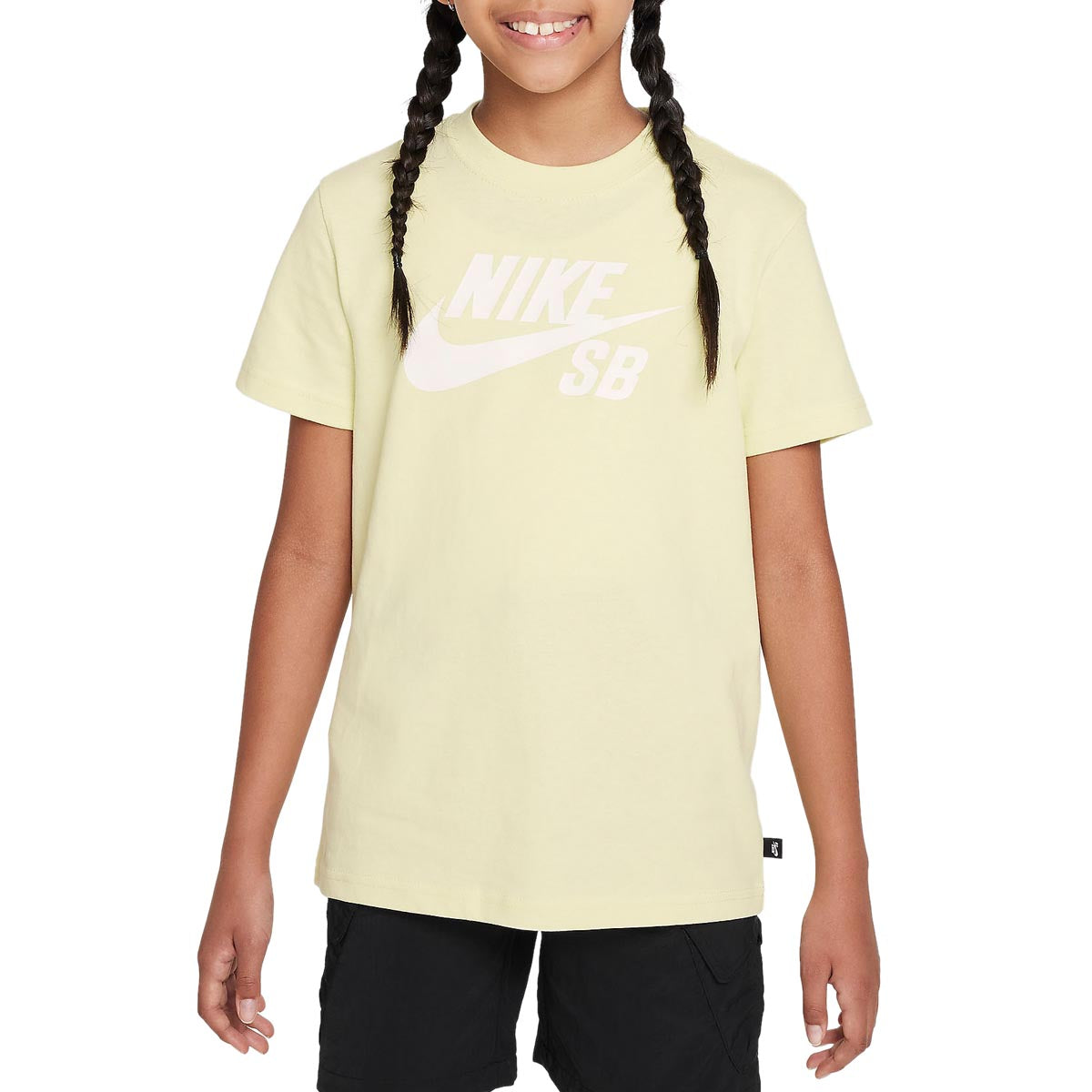Nike SB Youth Icon T-Shirt - Luminous Green image 2