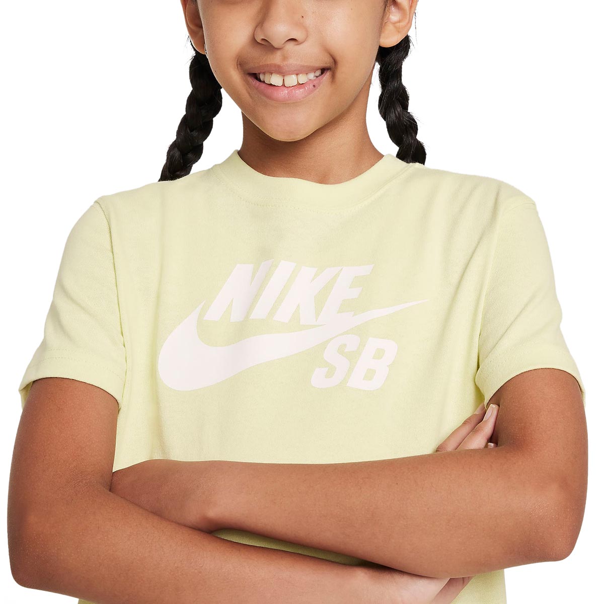 Nike SB Youth Icon T-Shirt - Luminous Green image 3
