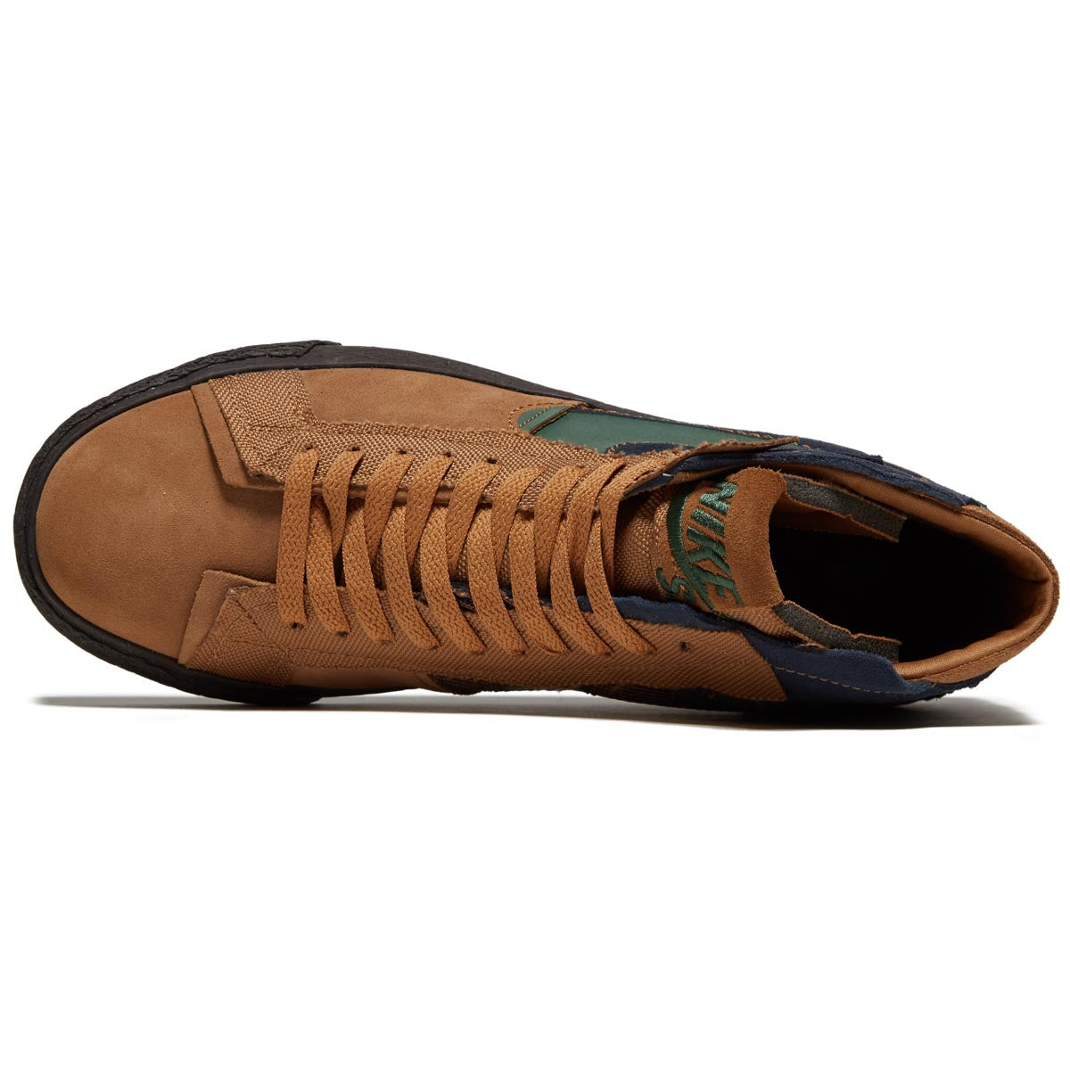 Nike SB Zoom Blazer Mid Premium Shoes - Legend Dark Brown/Fir/Obsidian image 3