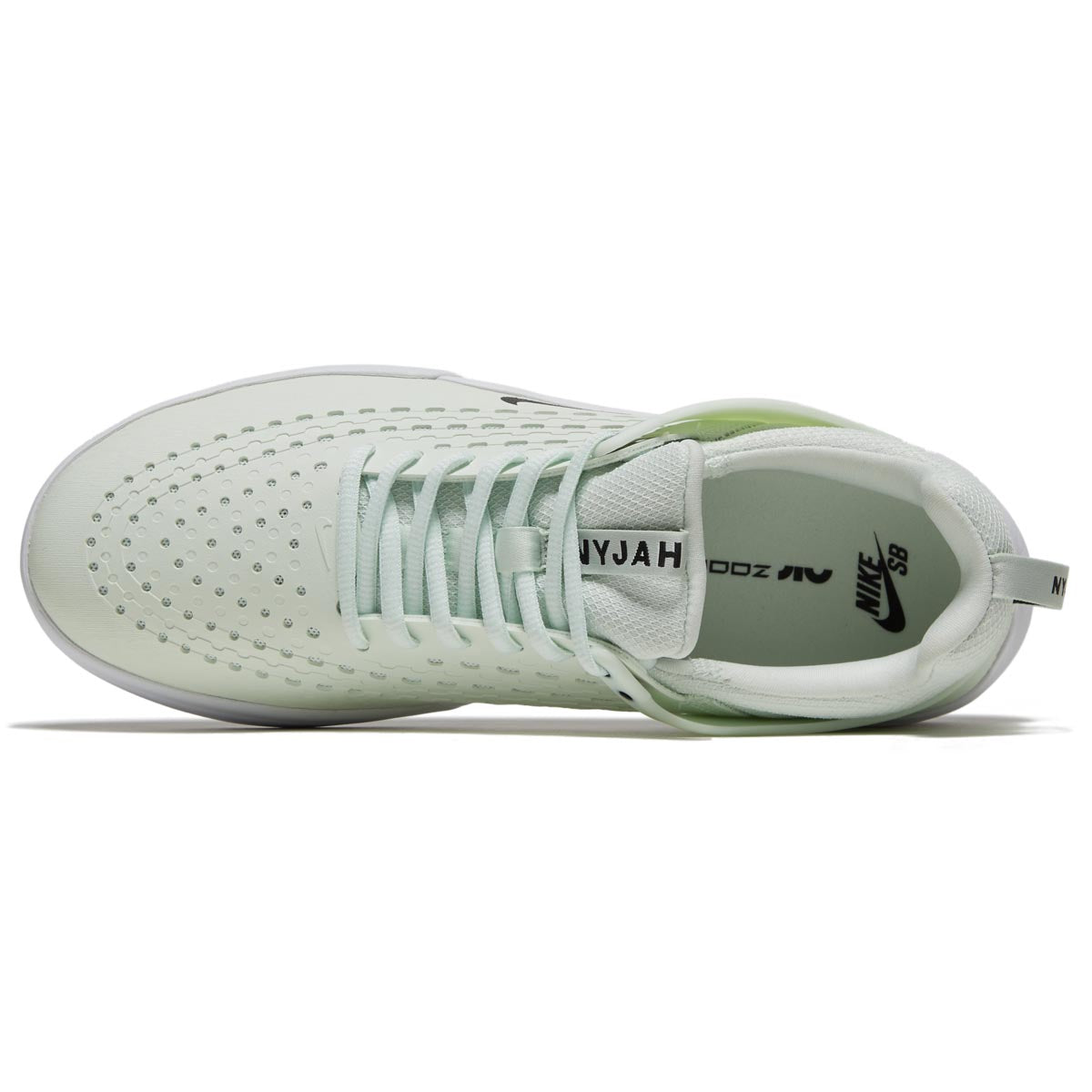Nike SB Zoom Nyjah 3 Shoes - Barely Green/Black/Barely Green image 3