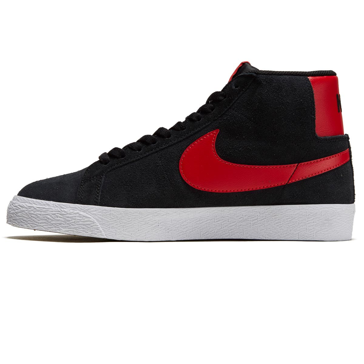 Nike SB Zoom Blazer Mid Shoes - Black/University Red/Black/White image 2