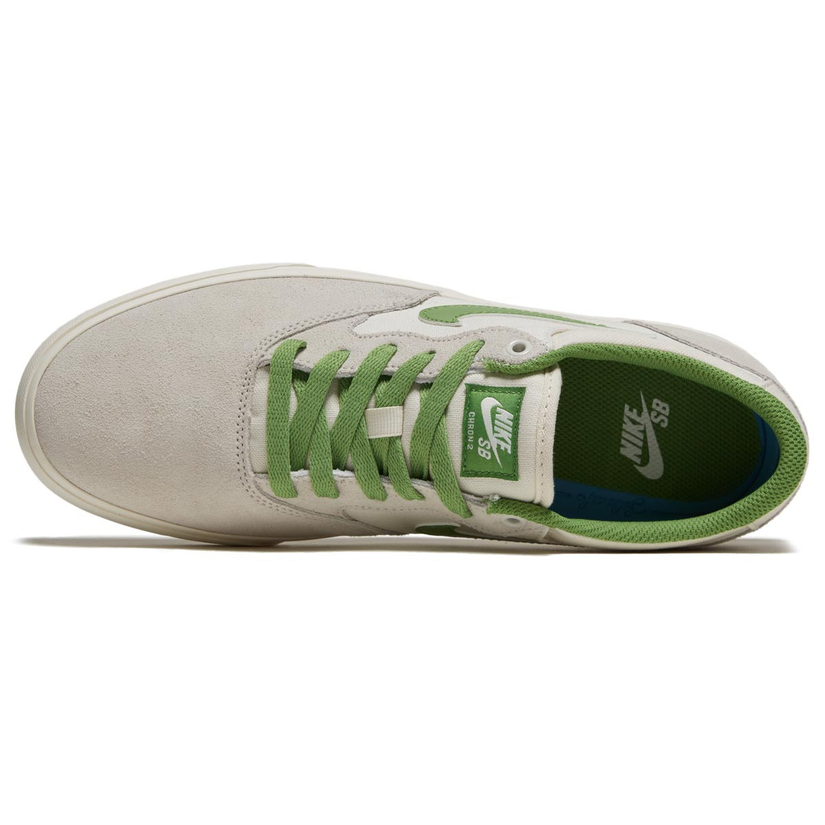 Nike SB Chron 2 Shoes - Phantom/Chlorophyll/Summit White/Sail image 3