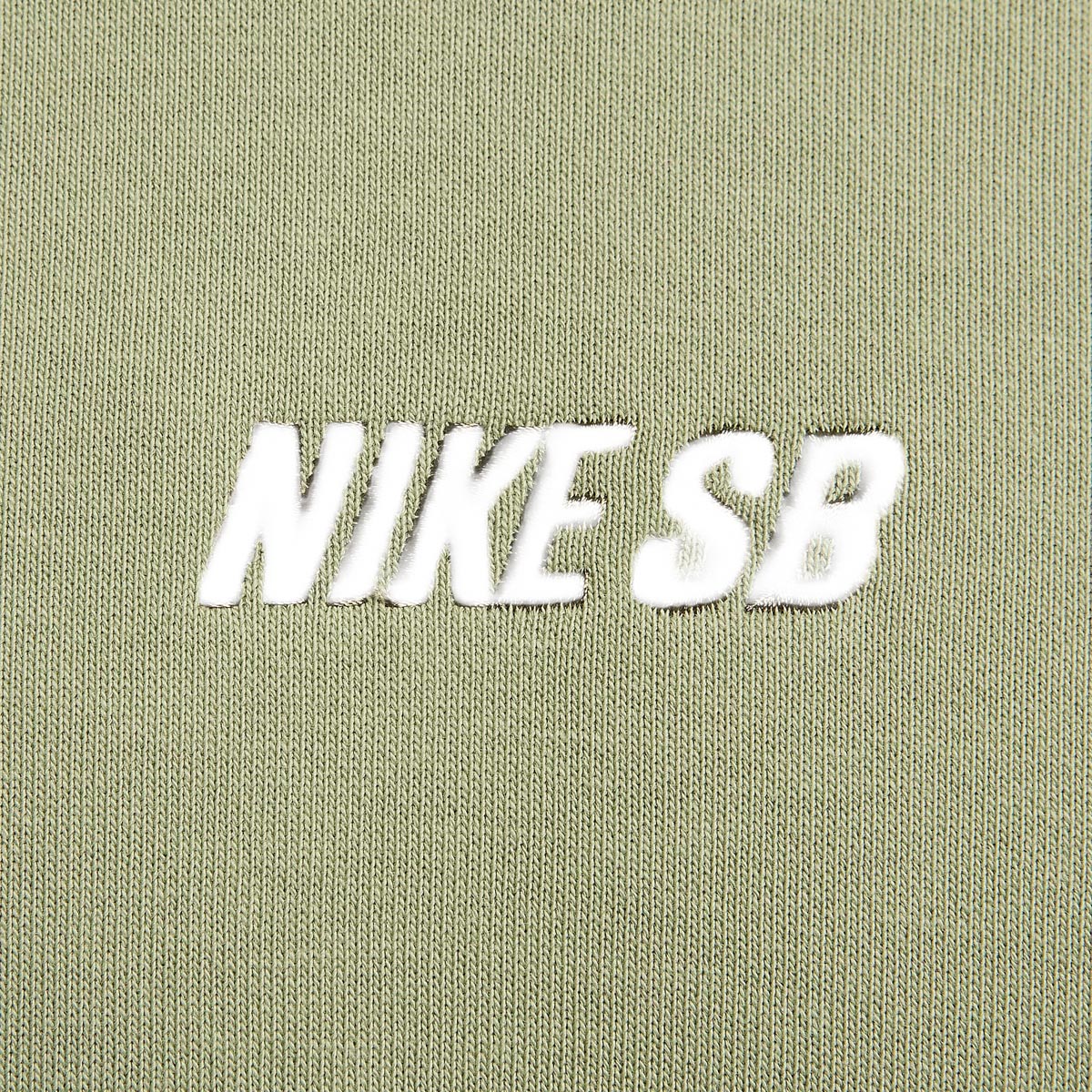 Nike SB Skate Embroidered Hoodie - Oil Green/Medium Olive image 4
