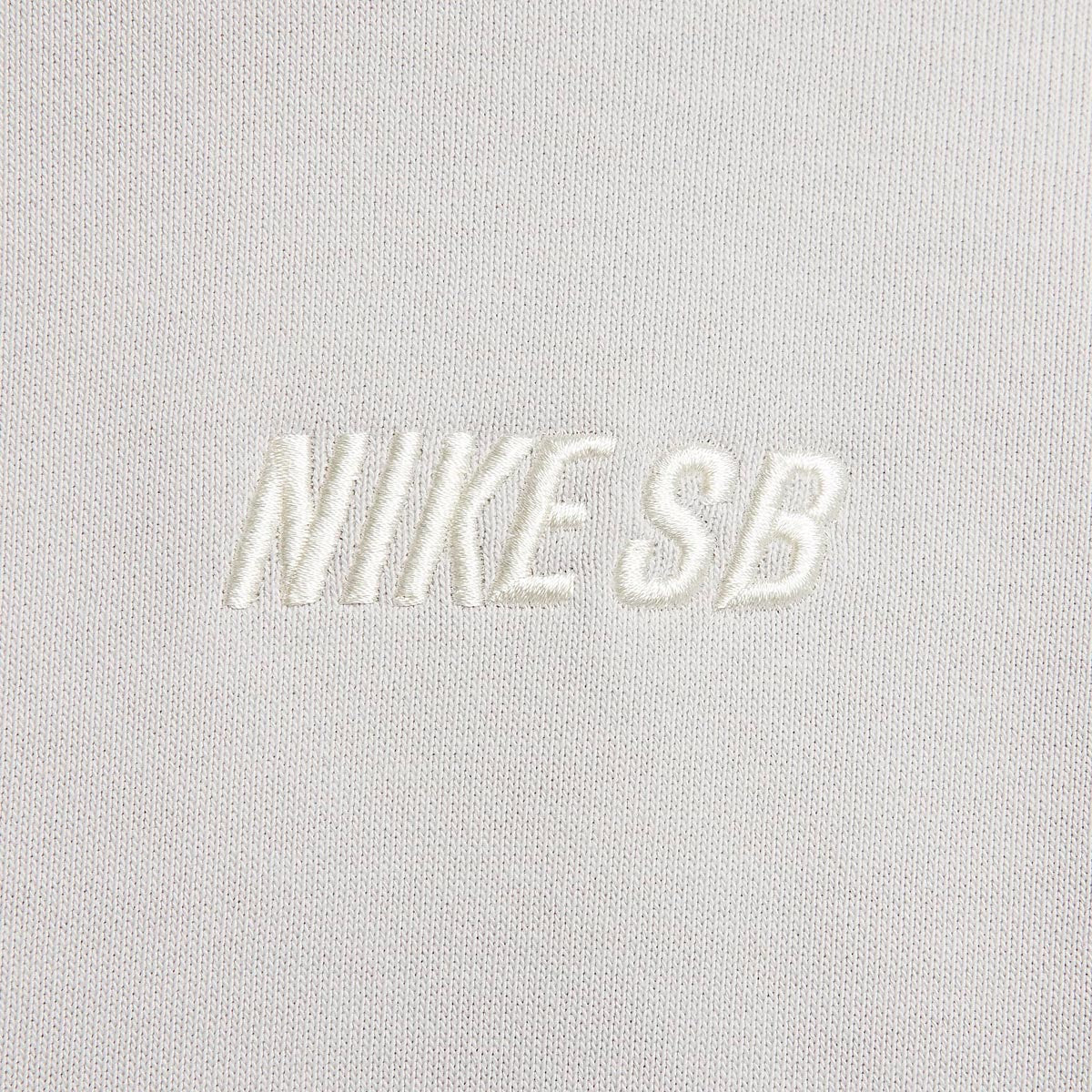 Nike SB Centered Logo Hoodie - Light Iron Ore/Coconut Milk image 4