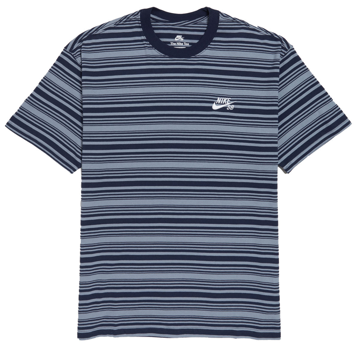 Nike SB Striped T-Shirt - Ashen Slate image 1