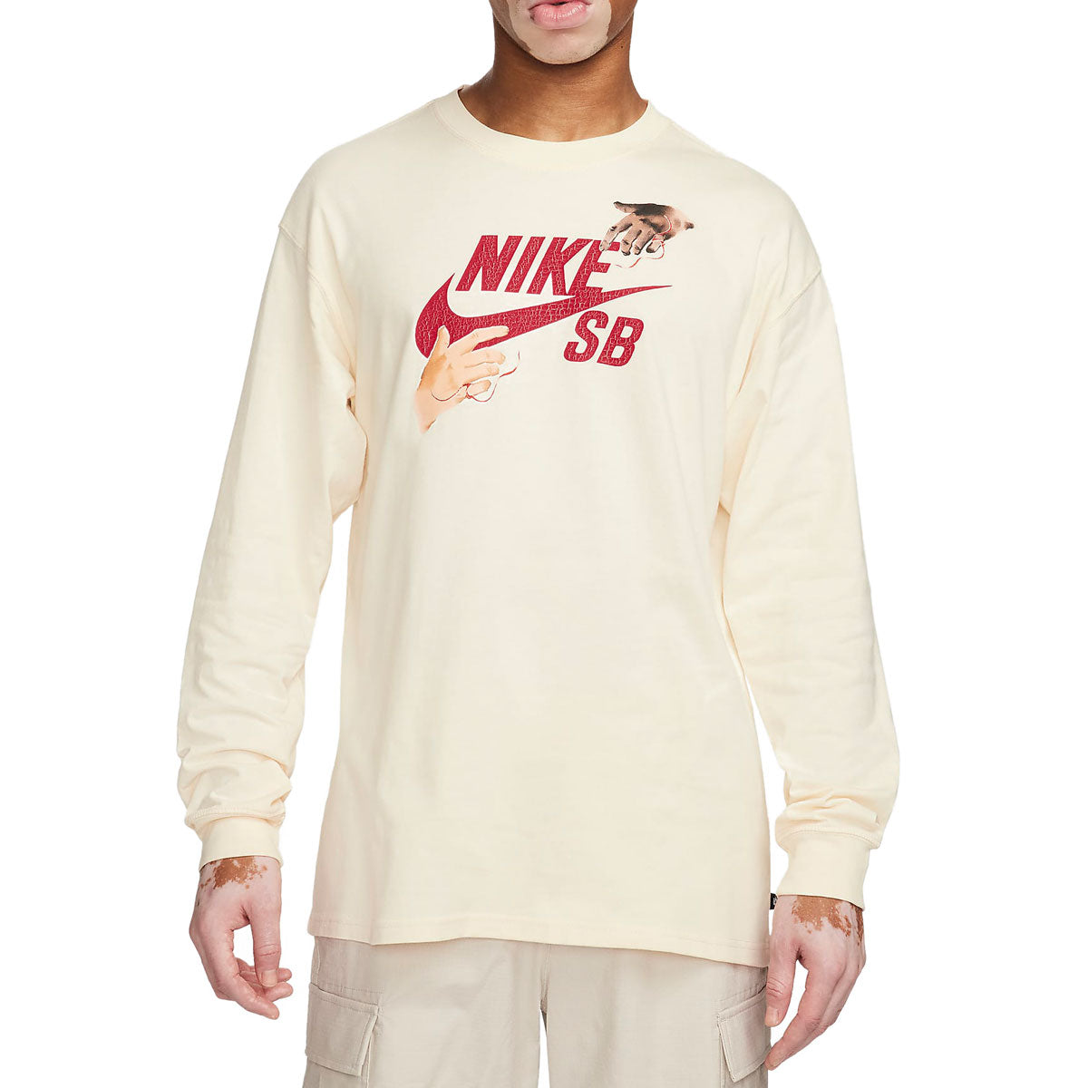 Nike SB The Reach Long Sleeve T-Shirt - Coconut Milk image 2