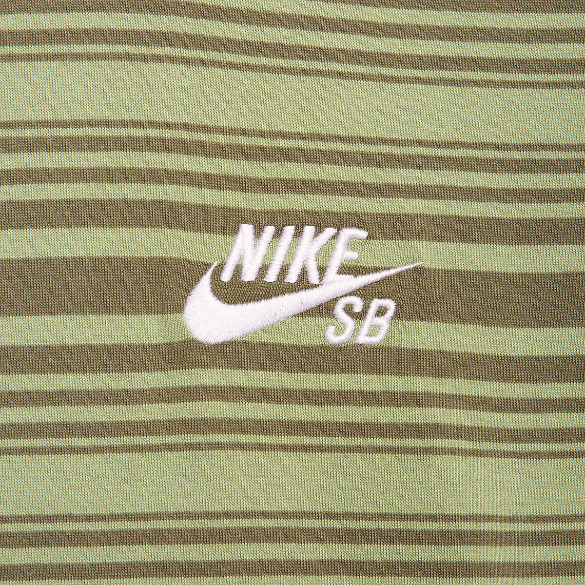 Nike SB Striped T-Shirt - Oil Green image 4