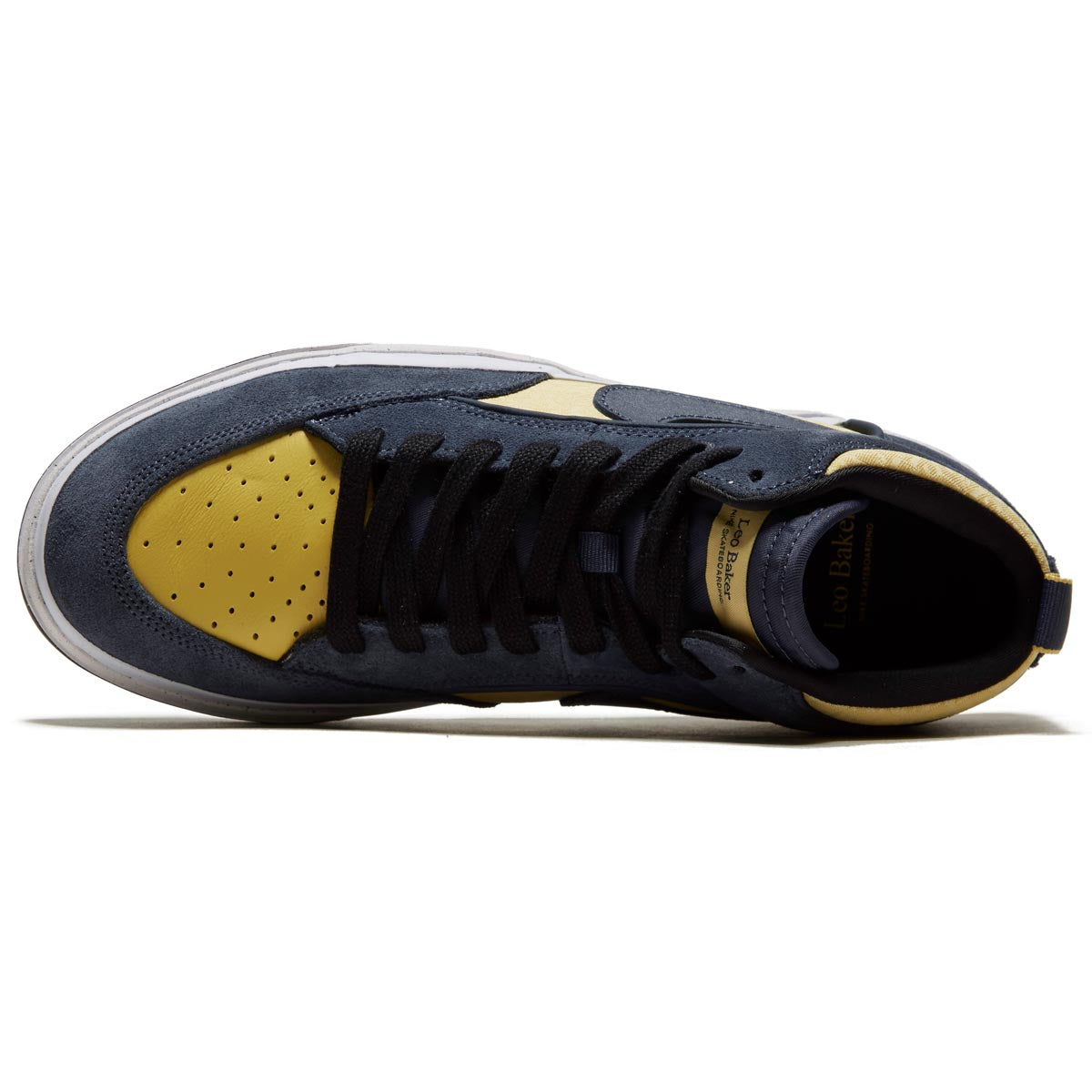 Nike SB React Leo Shoes - Thunder Blue/Thunder Blue/Saturn Gold image 3