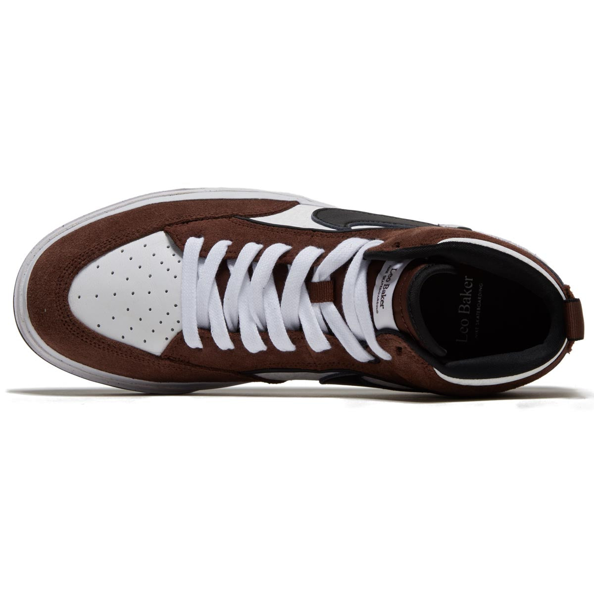 Nike SB React Leo Shoes - Light Chocolate/Black/White/Black image 3
