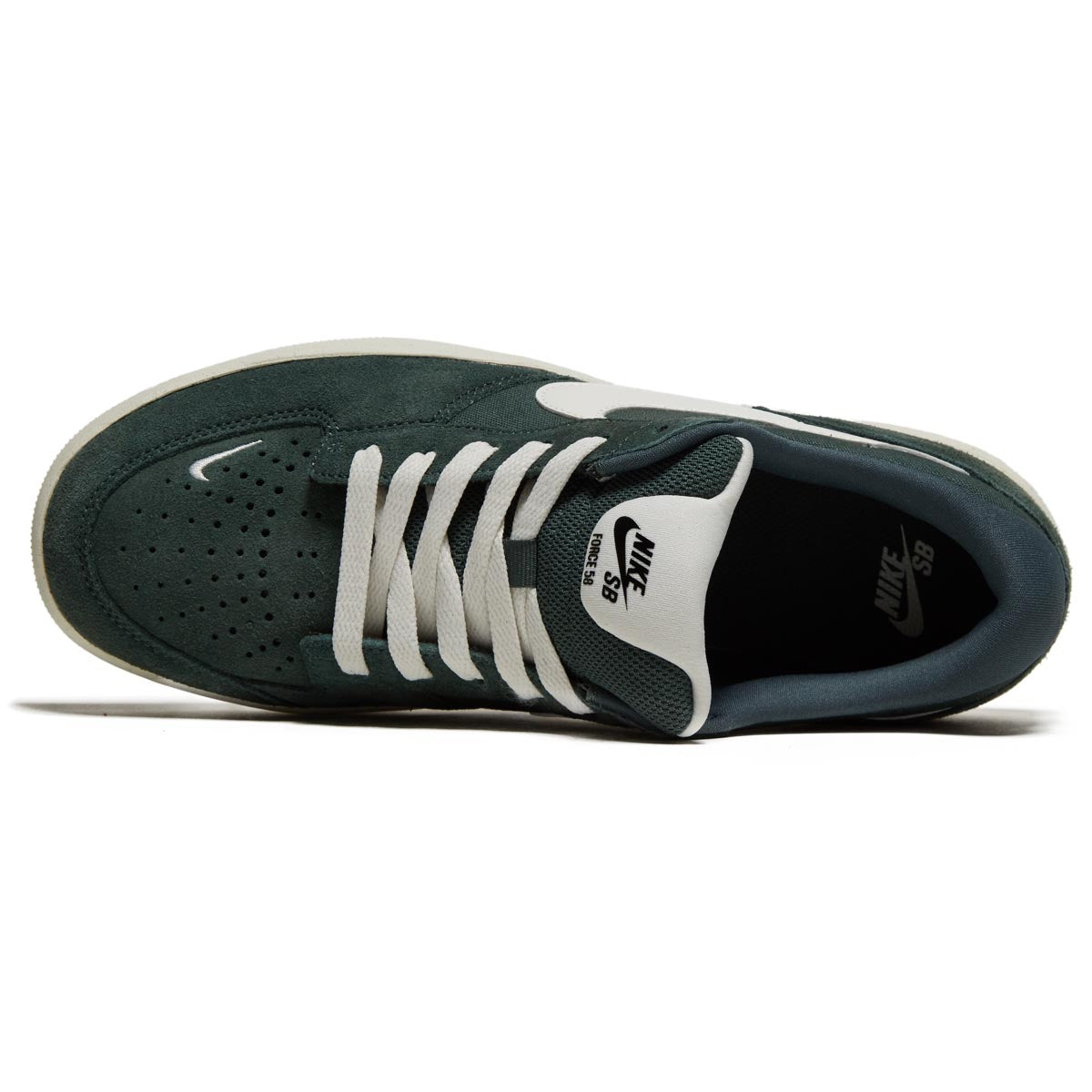 Nike SB Force 58 Shoes - Vintage Green/Sail/Vintage Green/Sail image 3
