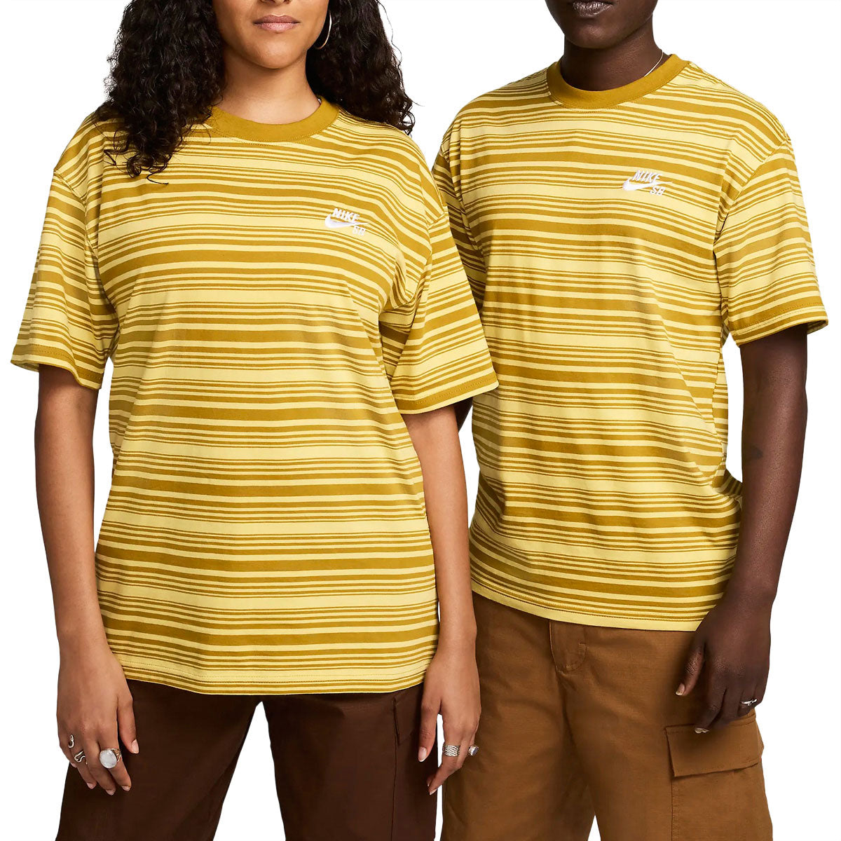 Nike SB Striped Skate T-Shirt - Bronzine image 2