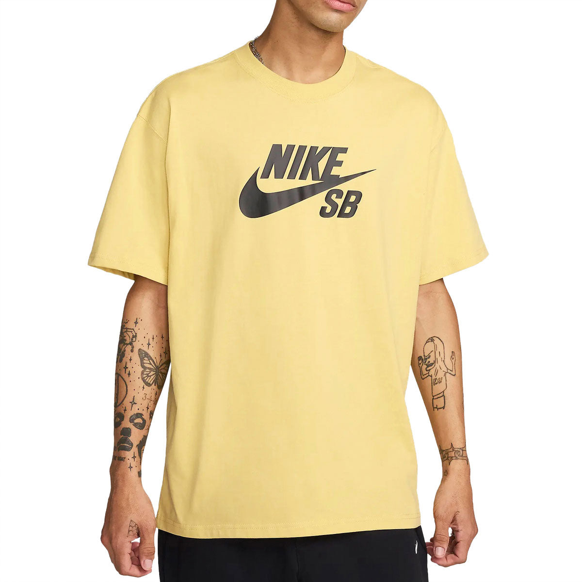 Nike SB Logo T-Shirt - Saturn Gold image 2