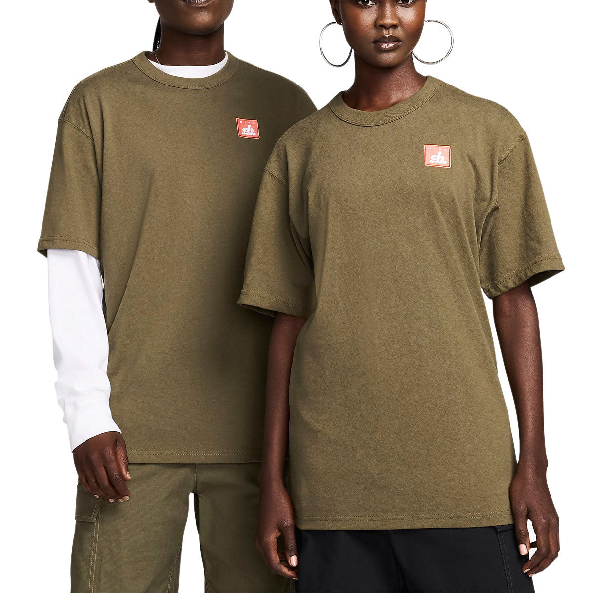 Nike SB Skate T-Shirt - Medium Olive image 2