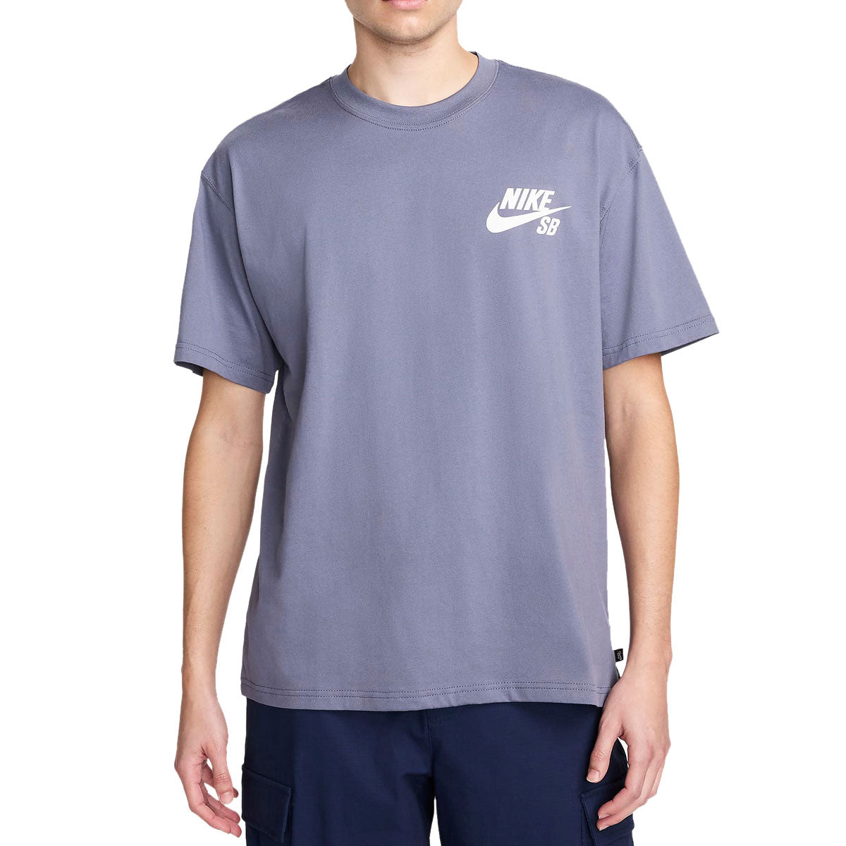 Nike SB Logo Skate T-Shirt - Light Carbon image 2