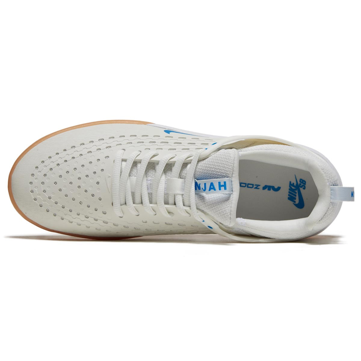 Nike SB Zoom Nyjah 3 Shoes - Summit White/Photo Blue/Summit White image 3