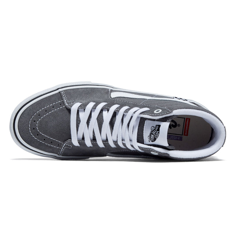 Vans Skate Sk8-hi Shoes - Pewter/White
