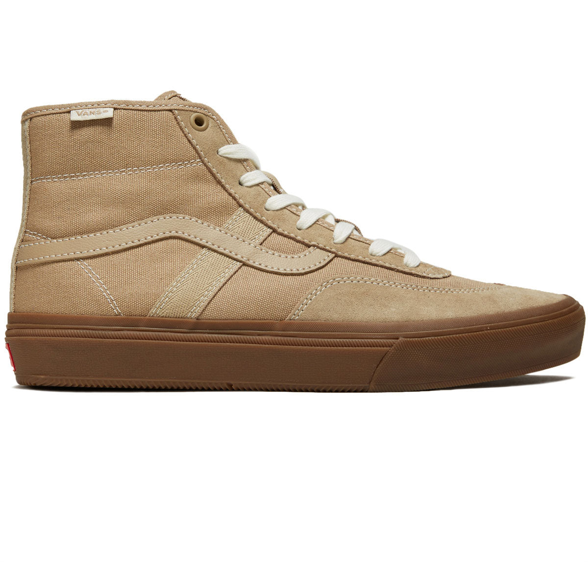 Vans Crockett High Shoes - Khaki/Gum image 1